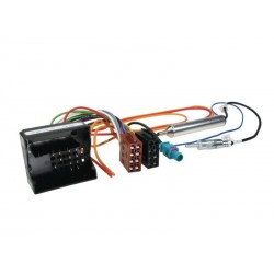 Conector Quadlock ISO + Antena Peugeot 207 208 3008 307 308 407...