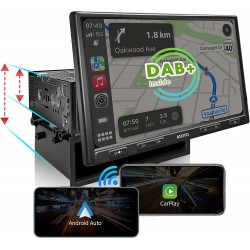 Radio 1Din CarPlay Android Auto RDS USB MP3 Bluetooth