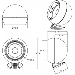 Blaupunkt Globe Speaker (par)