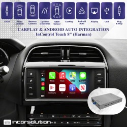 CarPlay Android Auto Camara Jaguar XE XF XJ F-Pace - InControl 8"...