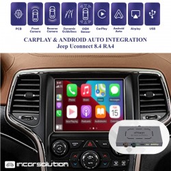 CarPlay Android Auto Camara Jeep Compass Grand Cherokee - Uconnect 8.4