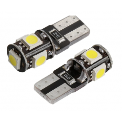 Lampadas Led T10 5 SMD Can Bus