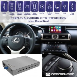 Wireless CarPlay Android Auto Lexus Round Knob