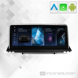 Monitor Android 10.25" BMW X5 X6 CIC CarPlay Android Auto