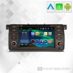 Radio CarPlay Android Auto Bluetooth USB BMW Serie 3 E46