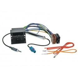 Conector Quadlock ISO + Adaptador Antena Audi A3 A4 TT